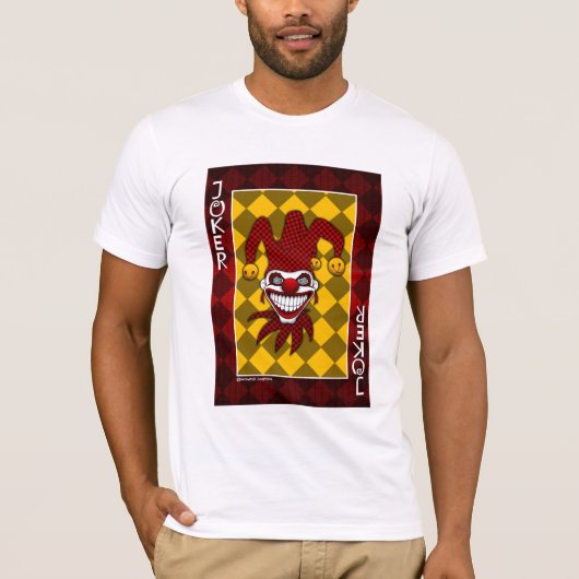 Joker-Karten-Shirt T-Shirt (Vorderseite)
