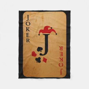 Joker-Kartenkostüm Halloween-Kartendecke Fleecedecke