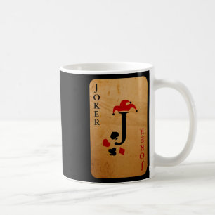 Joker-Kartenkostüm Halloween-Kartendecke Kaffeetasse