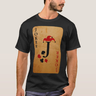 Joker-Kartenkostüm Halloween-Kartendecke T-Shirt