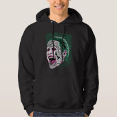 Joker-Kopf-Skizze der Selbstmord-Gruppe-| lachende Hoodie (Vorderseite)