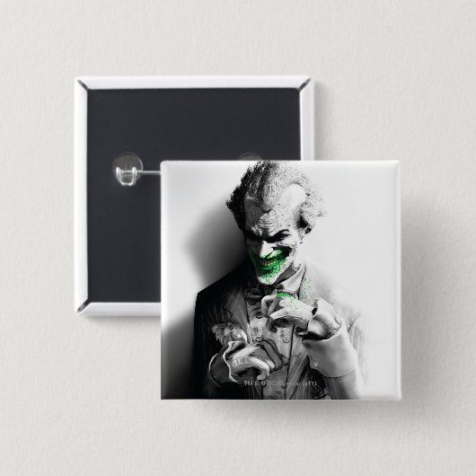 Joker Kunst Button (Vorne & Hinten)