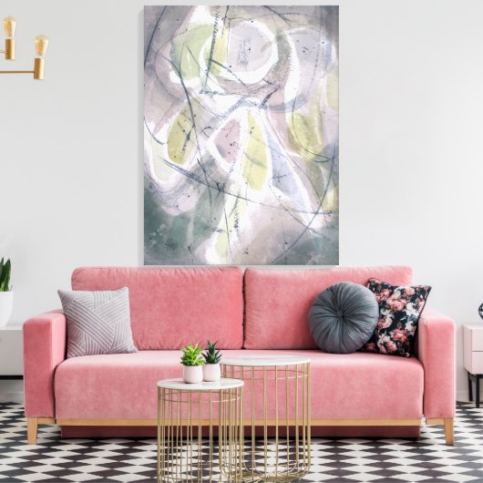 Joker Leinwanddruck (Insitu (Wohnzimmer))