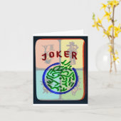 Joker Milliamperestunde Jongg Notecard Karte (Gelbe Blume)