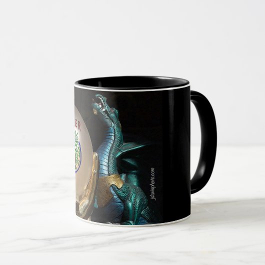 Joker Milliamperestunde Jongg und Drache-Tasse Tasse (VorderseiteRechts)