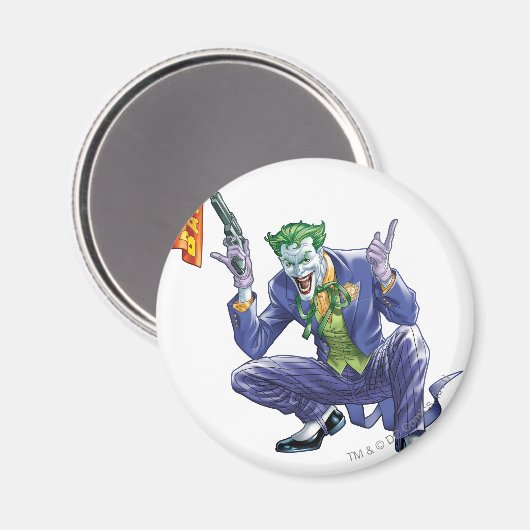 Joker mit Fake Magnet (Vorderseite/Rückseite)