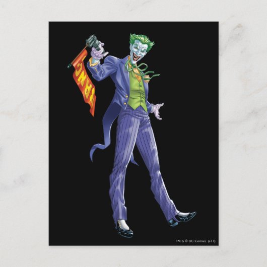 Joker mit Gewehr Postkarte (Vorderseite)