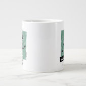 Joker mit Golfclub Jumbo-Tasse (Vorderseite)