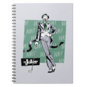 Joker mit Golfclub Notizblock (Vorderseite)