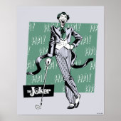 Joker mit Golfclub Poster (Vorne)