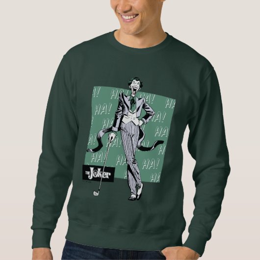 Joker mit Golfclub Sweatshirt (Vorderseite)