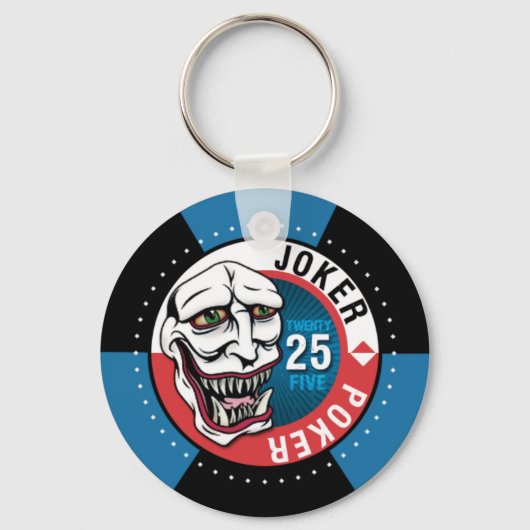Joker Poker Schlüsselanhänger (Vorderseite)