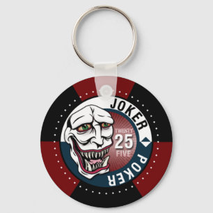 Joker-Poker-Schlüsselanhänger Schlüsselanhänger