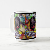 Joker Pop Art Spezialität Kaffeetasse (Vorderseite Links)