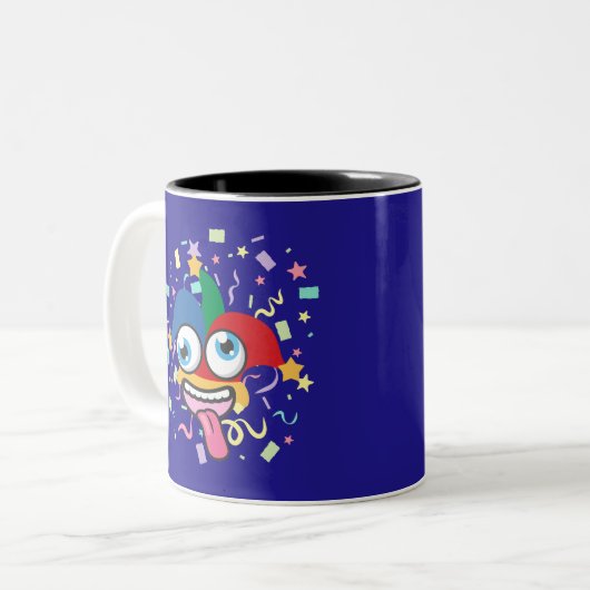 JOKER PRANKS ZWEIFARBIGE TASSE (Vorderseite Links)