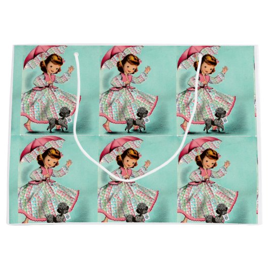 Joker-Pudel-Geschenk-Tasche Große Geschenktüte (Vorderseite)