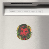 Joker Retro Comic Book Montage Magnet (In Situ (Geschirrspüler))