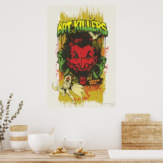 Joker Retro Comic Book Montage Poster (Küche)