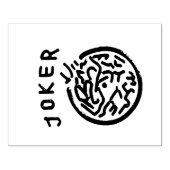 Joker Rubber Briefmarke Gummistempel (Prägung)