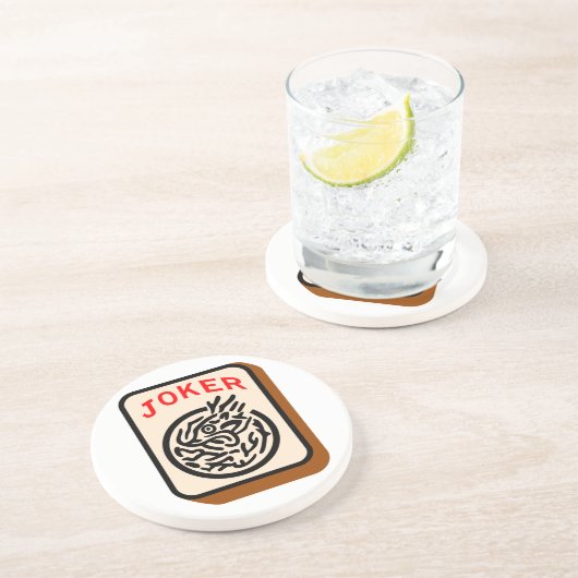 Joker Sandstein Untersetzer (Seite)