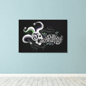 Joker-Schädel der Selbstmord-Gruppe-| - Haha Leinwanddruck (Insitu (Holzboden))