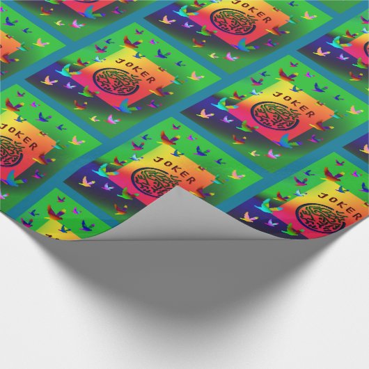 Joker-Traum-Verpackungs-Papier Milliamperestunde Geschenkpapier (Ecke)