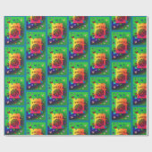 Joker-Traum-Verpackungs-Papier Milliamperestunde Geschenkpapier (Flach)