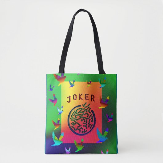 Joker träumt Taschen-Tasche Tasche (Vorderseite)