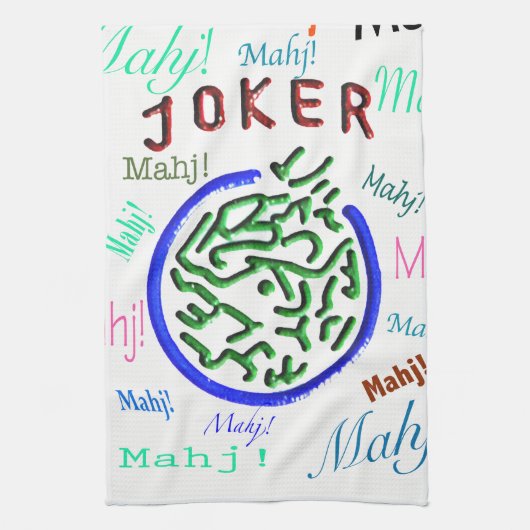 Joker-Tuch Milliamperestunde Jongg Geschirrtuch (Vertikal)