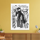 Joker-Typografie-Foto der Selbstmord-Gruppe-| Leinwanddruck (Insitu (Wohnzimmer))