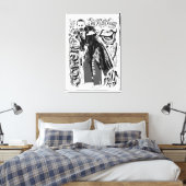 Joker-Typografie-Foto der Selbstmord-Gruppe-| Leinwanddruck (Insitu (Schlafzimmer))