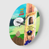 Joker-Uhr Große Wanduhr (Winkel)