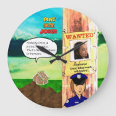 Joker-Uhr Große Wanduhr (Vorderseite)