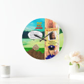 Joker-Uhr Große Wanduhr (Zuhause)