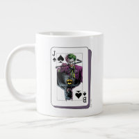 Joker und Batman Pik Spielkarte Illustration
