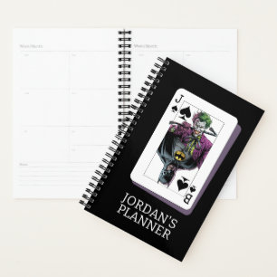 Joker und Batman Pik Spielkarte Illustration Planer