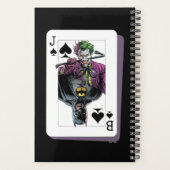 Joker und Batman Pik Spielkarte Illustration Planer (Rückseite)