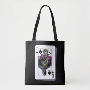 Joker und Batman Pik Spielkarte Illustration Tasche
