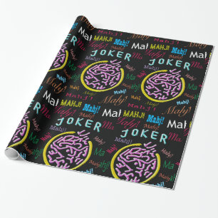 Joker-Verpackungs-Papier Milliamperestunde Jongg Geschenkpapier