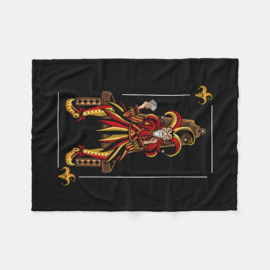 Jokers Wild Fleecedecke (Vorderseite (Horizontal))