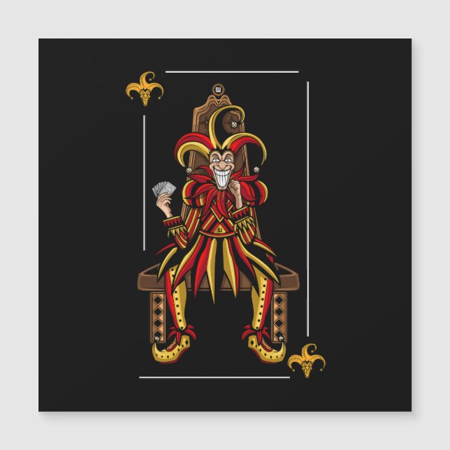 Jokers Wild Magnetkarte (Vorderseite)