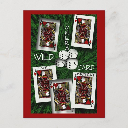 Jokers Wild Postkarte (Vorderseite)