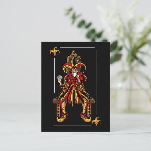Jokers Wild Postkarte (Stehend Vorderseite)