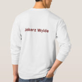 Jokerz Wylde WHITE only T-Shirt (Rückseite)