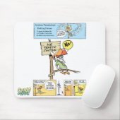 Jokes des Fluglotsen Mousepad (Mit Mouse)