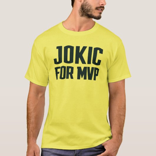 Jokic für MVP - Denver Basketball T-Shirt (Vorderseite)