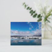 Jökulsárlón #5 postkarte (Stehend Vorderseite)