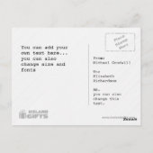 Jökulsárlón #5 postkarte (Rückseite)