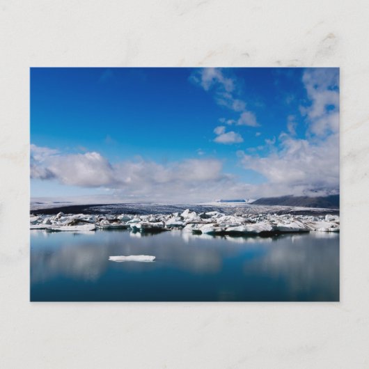 Jökulsárlón #5 postkarte (Vorderseite)