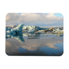 Jokulsarlon-Eisberg-rechteckiger Magnet